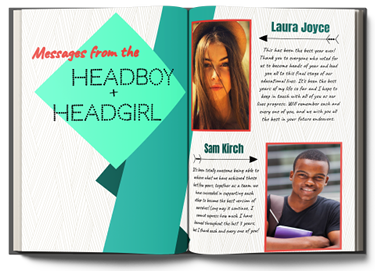 Example Profiles yearbook spread